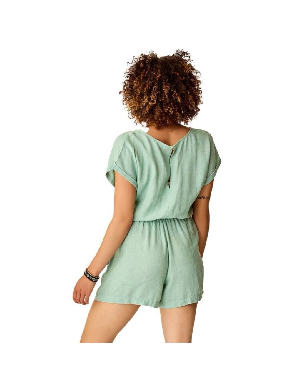 NWOT Carve Designs Women's SOPHIE LINEN ROMPER size S Small - Picture 3 of 11